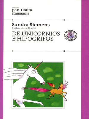 cover image of De unicornios e hipogrifos